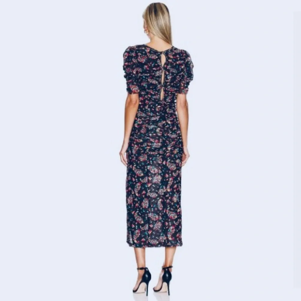 FREE PEOPLE BRIELLA FLORAL MIDI DRESS